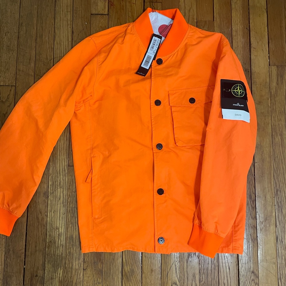 Stone Island Light weight Jacket Orange